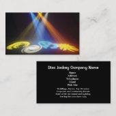 Visitekaartje Disk Jockey (Voorkant / Achterkant)