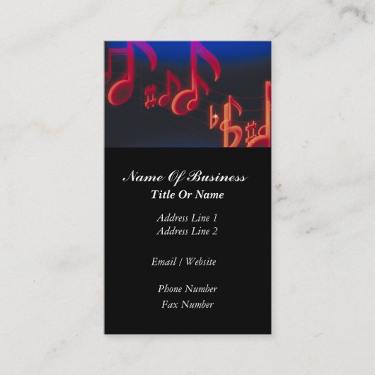 Visitekaartje Disk Jockey (Voorkant)