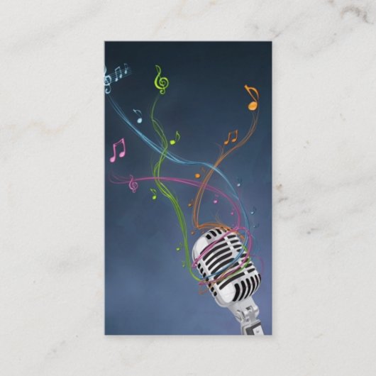 Visitekaartje Disk Jockey (Voorkant)