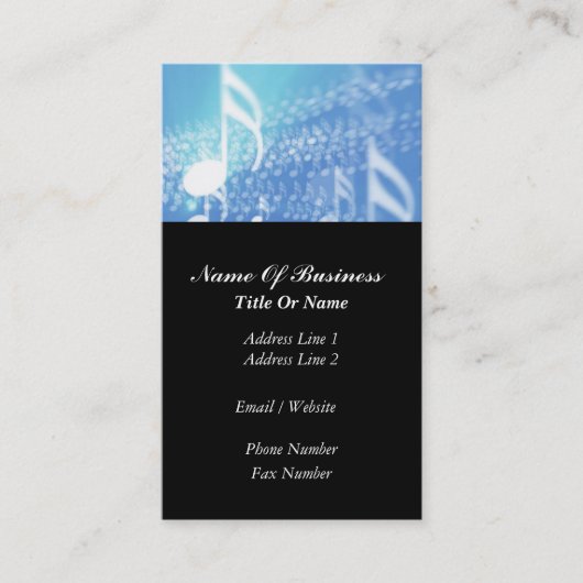 Visitekaartje Disk Jockey (Voorkant)