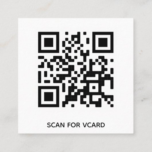 Visitekaartje Disk Jockey Square (Achterkant)