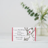 visitekaartje "Diva Attitude" (Staand voorkant)