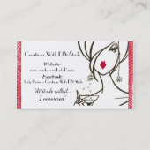 visitekaartje "Diva Attitude" (Voorkant)