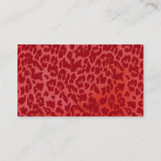 visitekaartje "Diva with Tiara Hard Pet" (Achterkant)