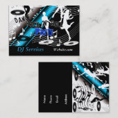 Visitekaartje DJ Disc Jockey Dance Music Party (Voorkant / Achterkant)