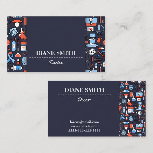 VISITEKAARTJE DOCTOR (Voorkant / Achterkant)
