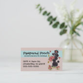 Visitekaartje Dog Grooming Services (Staand voorkant)