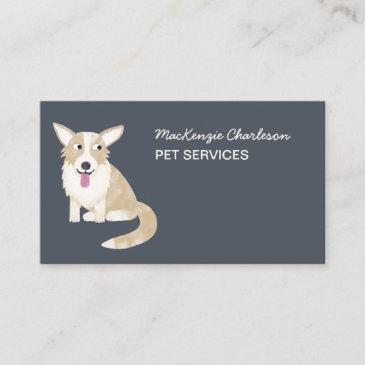 Visitekaartje Dog Pet Services (Voorkant)