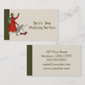 Visitekaartje Dog Walking & Pet Services (Voorkant / Achterkant)