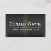 visitekaartje "Donald Wayne" (Achterkant)