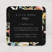 Visitekaartje donkerdonkerdonkerzwart vierkant (Achterkant)