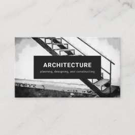 Visitekaartje: Donkere architect Visitekaartje