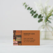 Visitekaartje dozen (Staand voorkant)