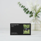 Visitekaartje Dressage Horse (Staand voorkant)