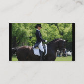 Visitekaartje Dressage Horse (Achterkant)