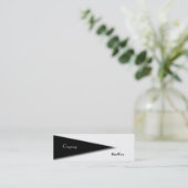 Visitekaartje driehoek (Staand voorkant)