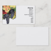 Visitekaartje druiven (Voorkant / Achterkant)