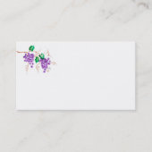 Visitekaartje druiven van wijngaarden (Voorkant)