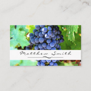 Visitekaartje druiven Winery