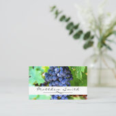 Visitekaartje druiven Winery (Staand voorkant)