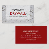VISITEKAARTJE DRYWALL COMPANY (Voorkant / Achterkant)