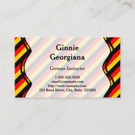 Visitekaartje Duitse instructeur