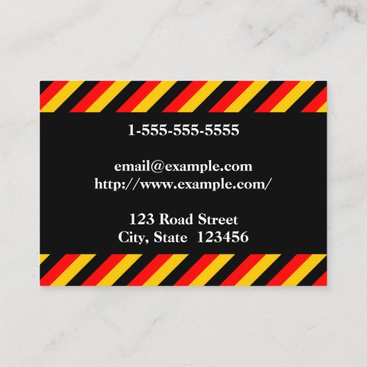 Visitekaartje Duitse taaltaal (Achterkant)