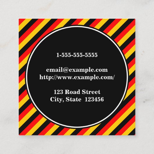 Visitekaartje Duitse Tutor (Achterkant)