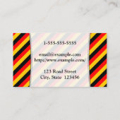 Visitekaartje Duitse vertaler (Achterkant)