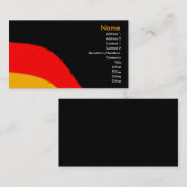 Visitekaartje Duitse vlag (Voorkant / Achterkant)