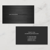 Visitekaartje | Duo Black met vloerbedekking (Voorkant / Achterkant)