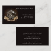 Visitekaartje Eagle en Scroll (Voorkant / Achterkant)