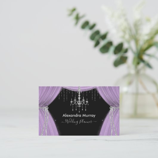 Visitekaartje Editable Designer/Wedding Planner (Staand voorkant)