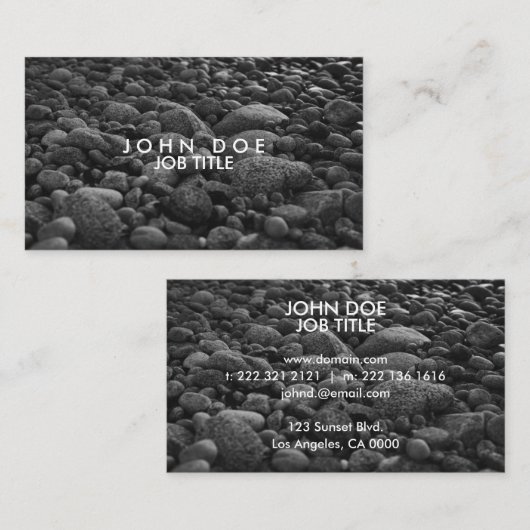 Visitekaartje || eenvoudig | moderne (Voorkant / Achterkant)