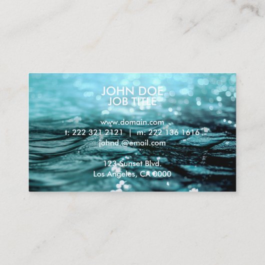 Visitekaartje || eenvoudig | moderne (Achterkant)