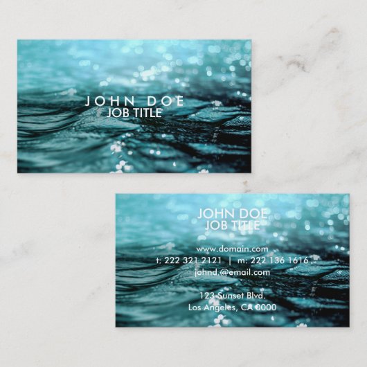 Visitekaartje || eenvoudig | moderne (Voorkant / Achterkant)