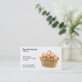 Visitekaartje eierproducent (Staand voorkant)
