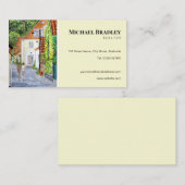 Visitekaartje Eigendom van Real Estate Agent Realt (Voorkant / Achterkant)