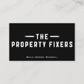 Visitekaartje Eigendomsfilters - zwart (Voorkant)