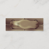 Visitekaartje Elegant Bronzen Metaal op Metal Skin (Achterkant)