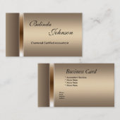 Visitekaartje Elegant Coffee Elite (Voorkant / Achterkant)