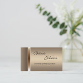 Visitekaartje Elegant Coffee Elite (Staand voorkant)