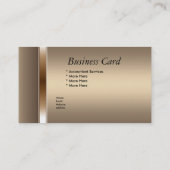 Visitekaartje Elegant Coffee Elite (Achterkant)