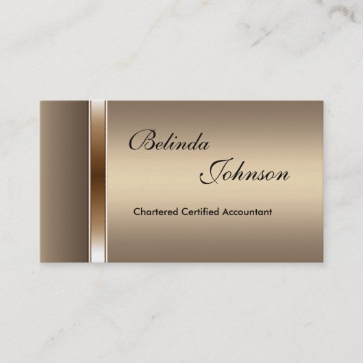 Visitekaartje Elegant Coffee Elite (Voorkant)