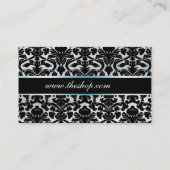 VISITEKAARTJE ELEGANT DAMASK (Achterkant)