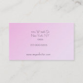 VISITEKAARTJE ELEGANT DAMASK (Achterkant)