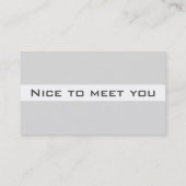 visitekaartje Elegant Grey (Achterkant)