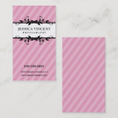 VISITEKAARTJE elegant lux gebladerte (Voorkant / Achterkant)