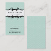 VISITEKAARTJE elegant lux gebladerte (Voorkant / Achterkant)