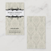 VISITEKAARTJE elegant lux gebladerte (Voorkant / Achterkant)